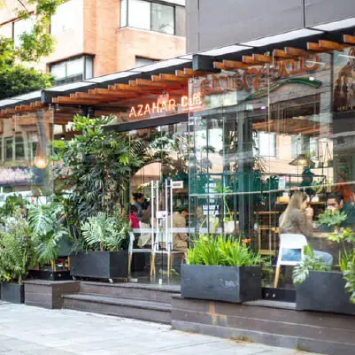 Azahar Coffee Parque 93 in Bogota, Colombia