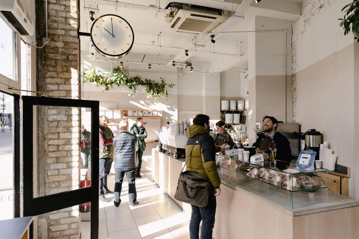 Rosslyn Coffee Queen Victoria Street in Southwark, London, United Kingdom