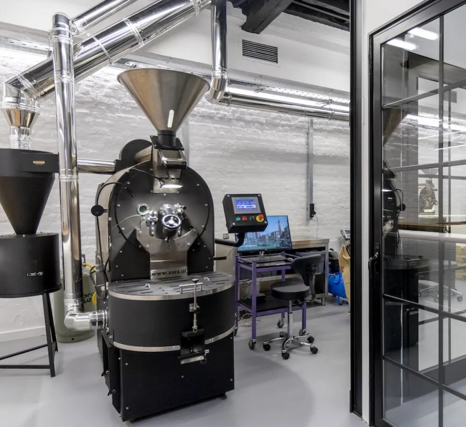 Valenio Coffee Roastery in Thessaloniki Municipal Unit, Greece