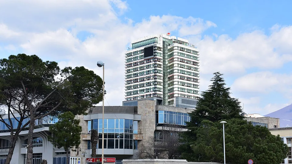 View of Tirana