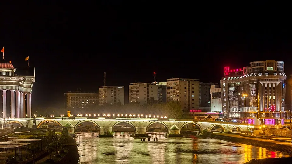 View of Skopje